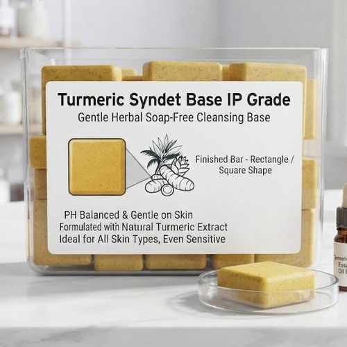 Turmeric Syndet Base IP Grade – Gentle Herbal Soap-Free Cleansing Base bulk wholesale